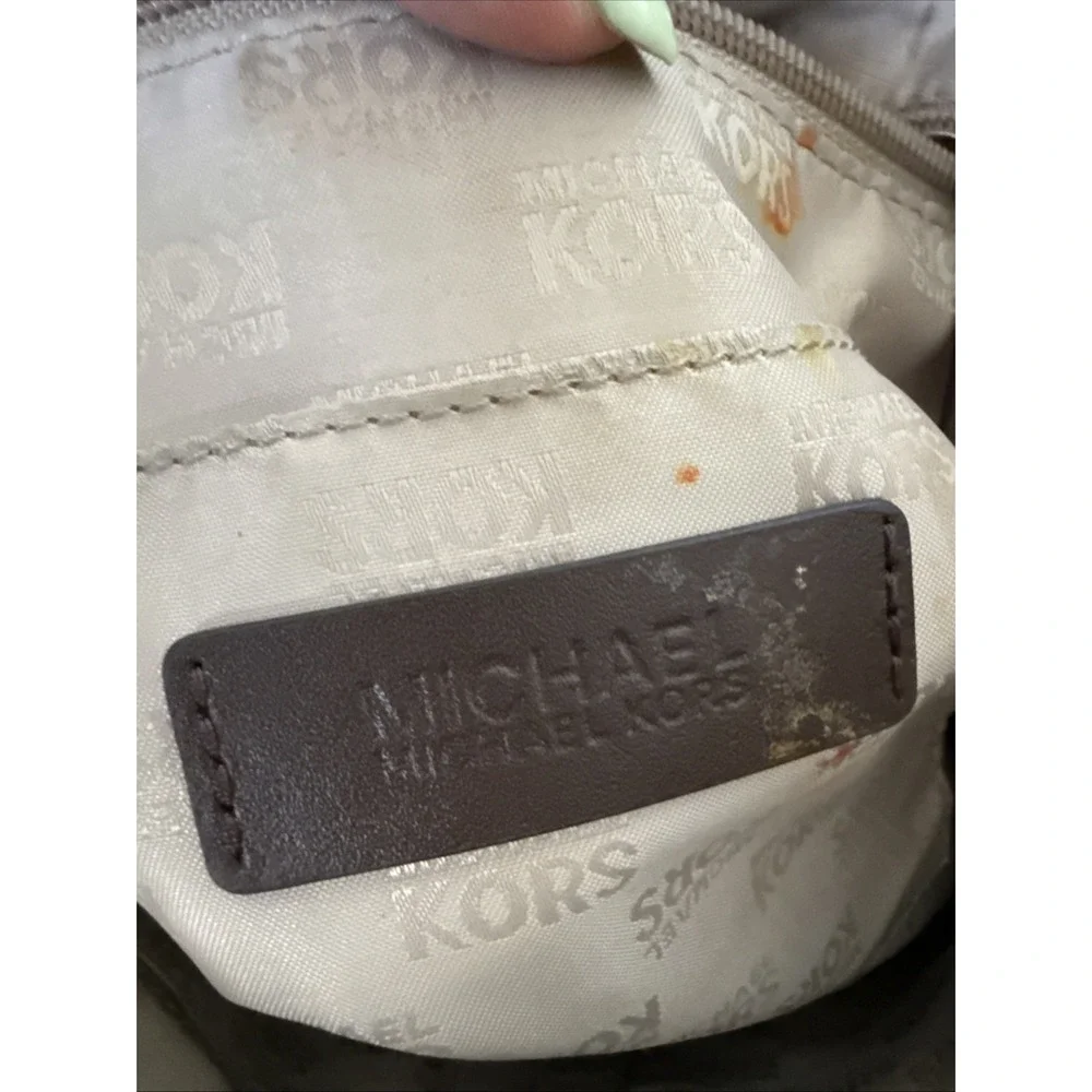 Michael Kors Signature Logo Tassel Bag w/‎ Leather Straps